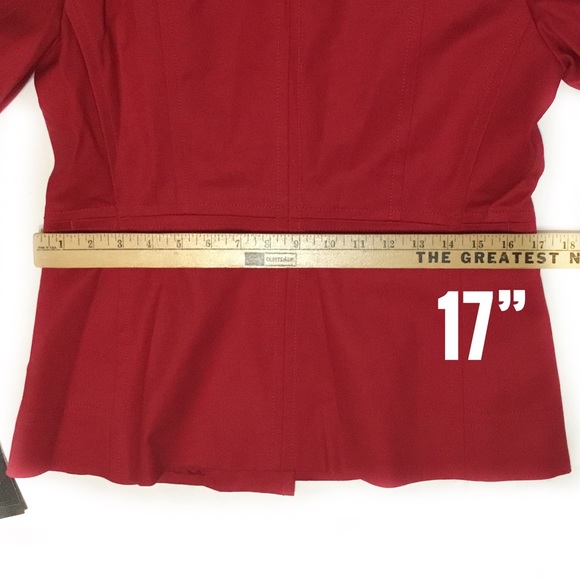 Rafaella Cotton Stretch Size 10 Blazer Jacket NWT - Picture 7 of 7